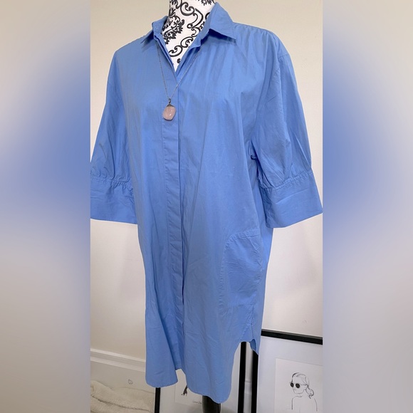 Shirt Dress with Pockets. - Picture 2 of 10